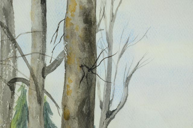 Watercolor Landscape by B. Craven