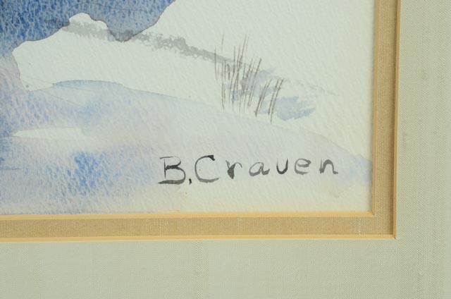 Watercolor Landscape by B. Craven