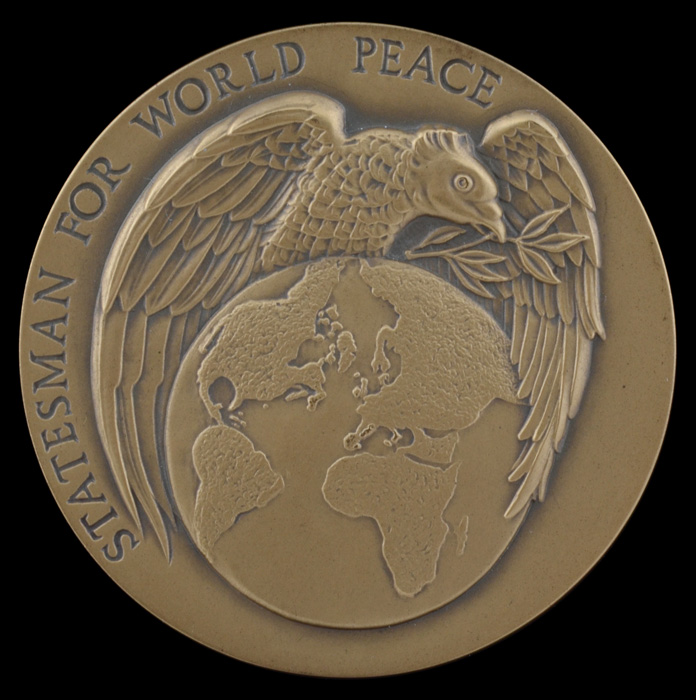 Henry Kissinger Bronze Medallion