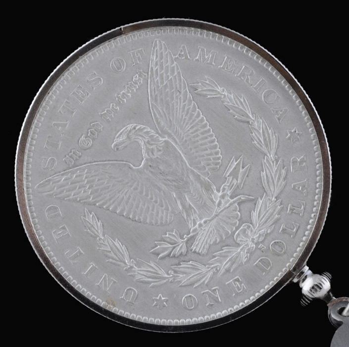 1878 S Morgan Silver Dollar Key Chain