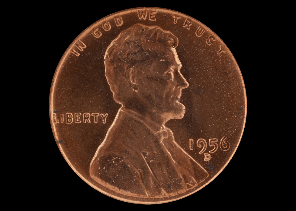 Graded 1956 D Lincoln Cent