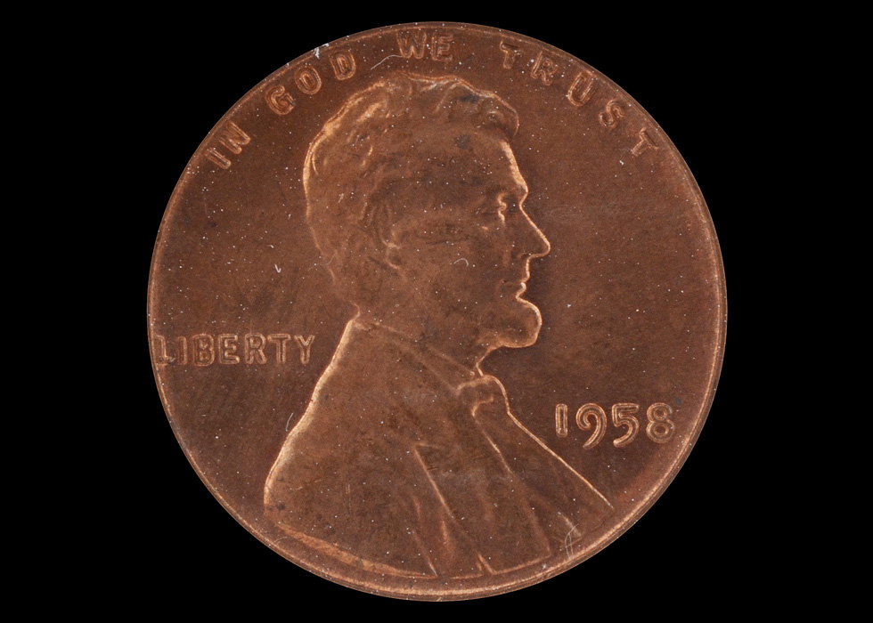 Graded 1958 P Lincoln Cent