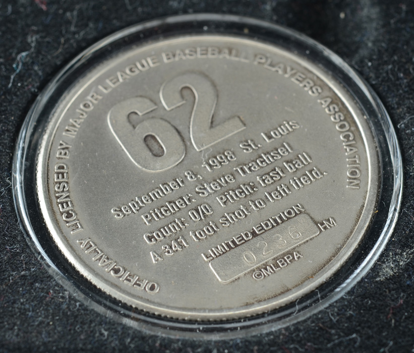 1998 Mark McGwire Commemorative Medallion