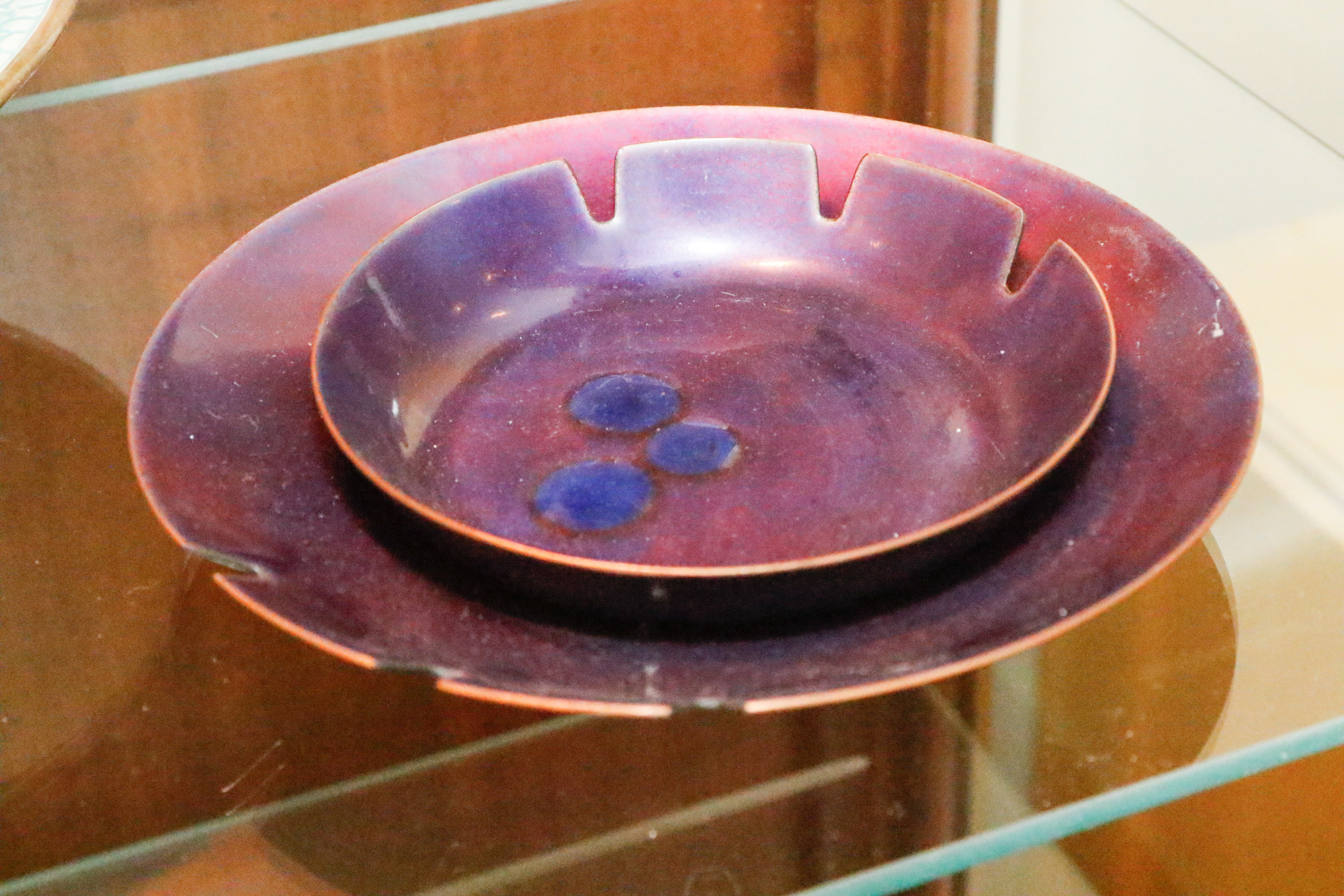 Collection of Vintage Ash Receivers and Lighters