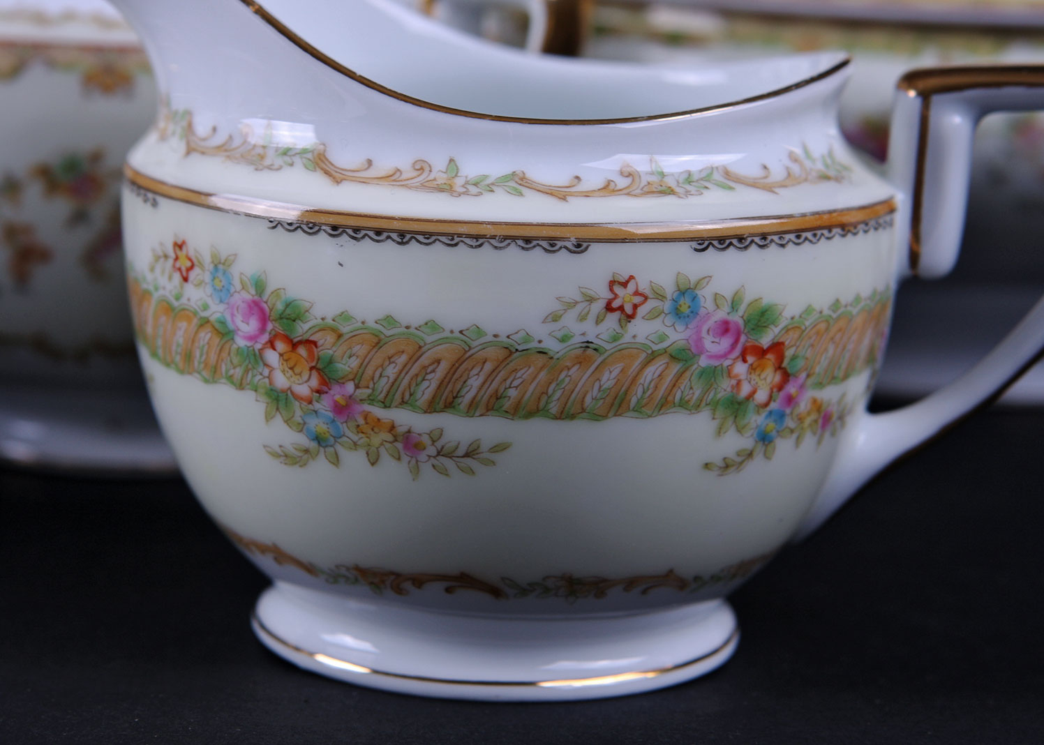 Antique 52 Piece Noritake China Set in "Columbine"