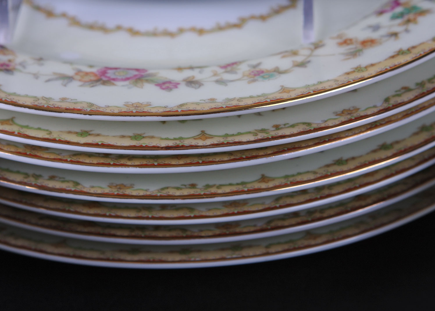 Antique 52 Piece Noritake China Set in "Columbine"