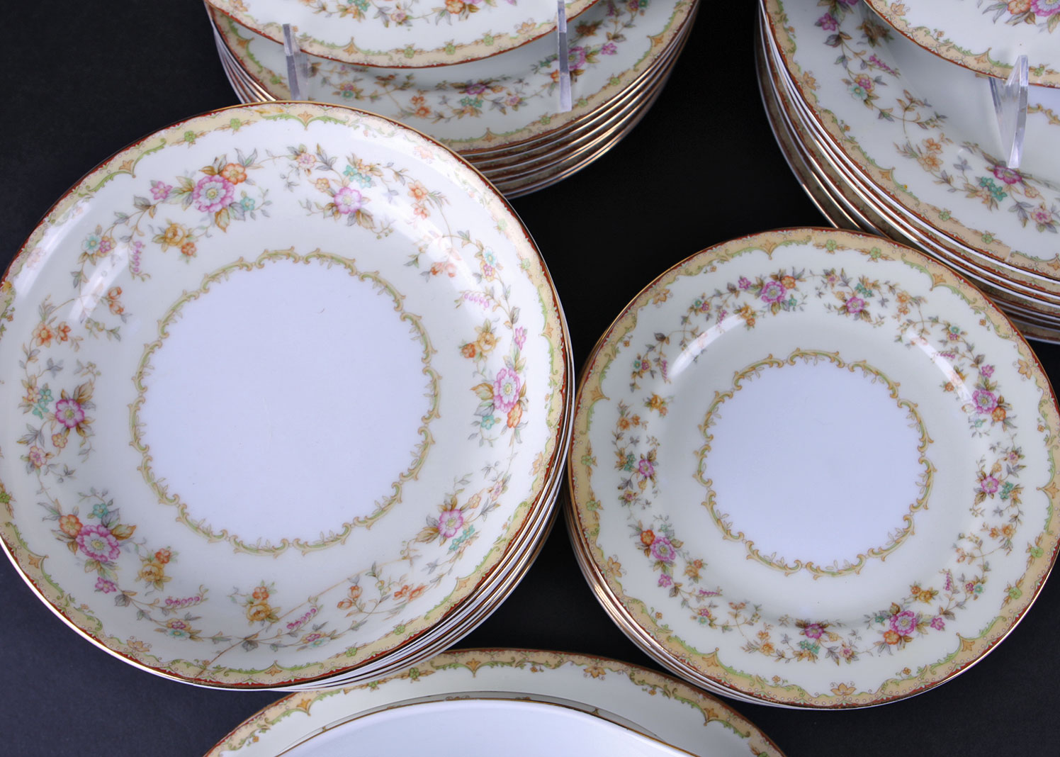 Antique 52 Piece Noritake China Set in "Columbine"
