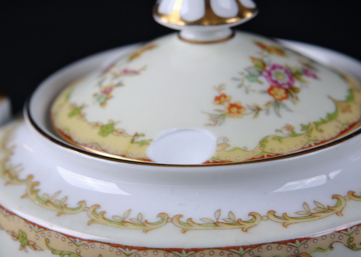 Antique 52 Piece Noritake China Set in "Columbine"