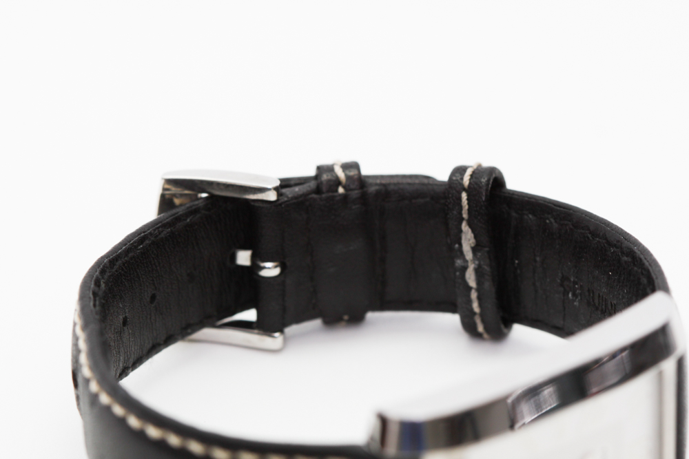 Coach Ladies Square Dial Watch with Leather Band