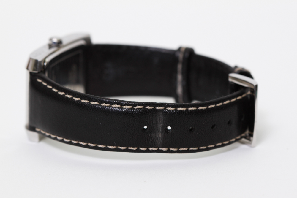 Coach Ladies Square Dial Watch with Leather Band