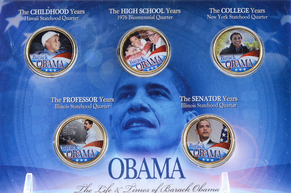 Barack Obama Presidential Commemorative Coin Set