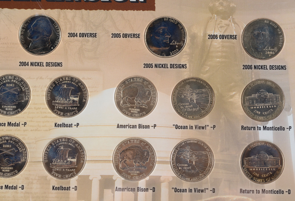 Westward Expansion Nickels Collection