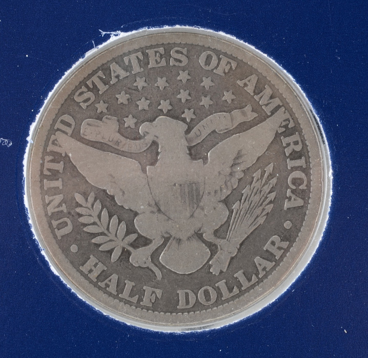 1902 Barber Silver Half Dollar