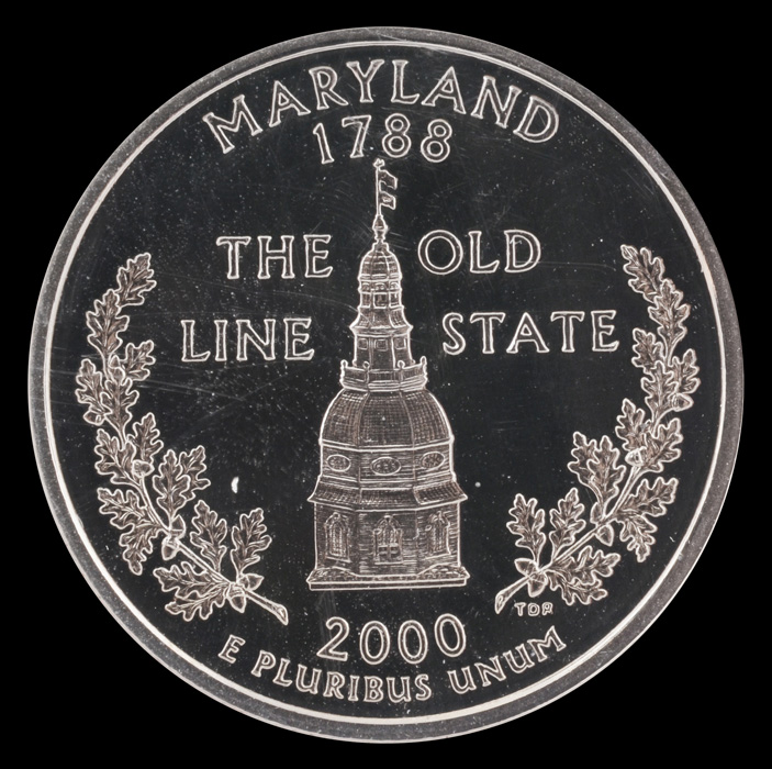 2000 S George Washington Maryland State Quarter NGC PF69 UC