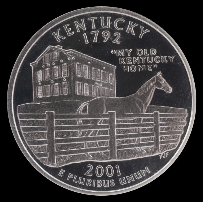 2001 S George Washington Kentucky State Quarter NGC PF69 UC