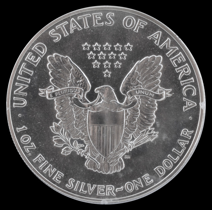 1987 One Dollar U.S. Silver Eagle PCC MS70 DCAM