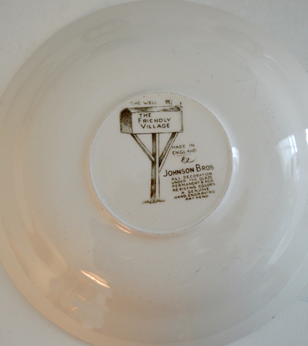 Johnson Bros. England "The Friendly Village" Cups and Saucers