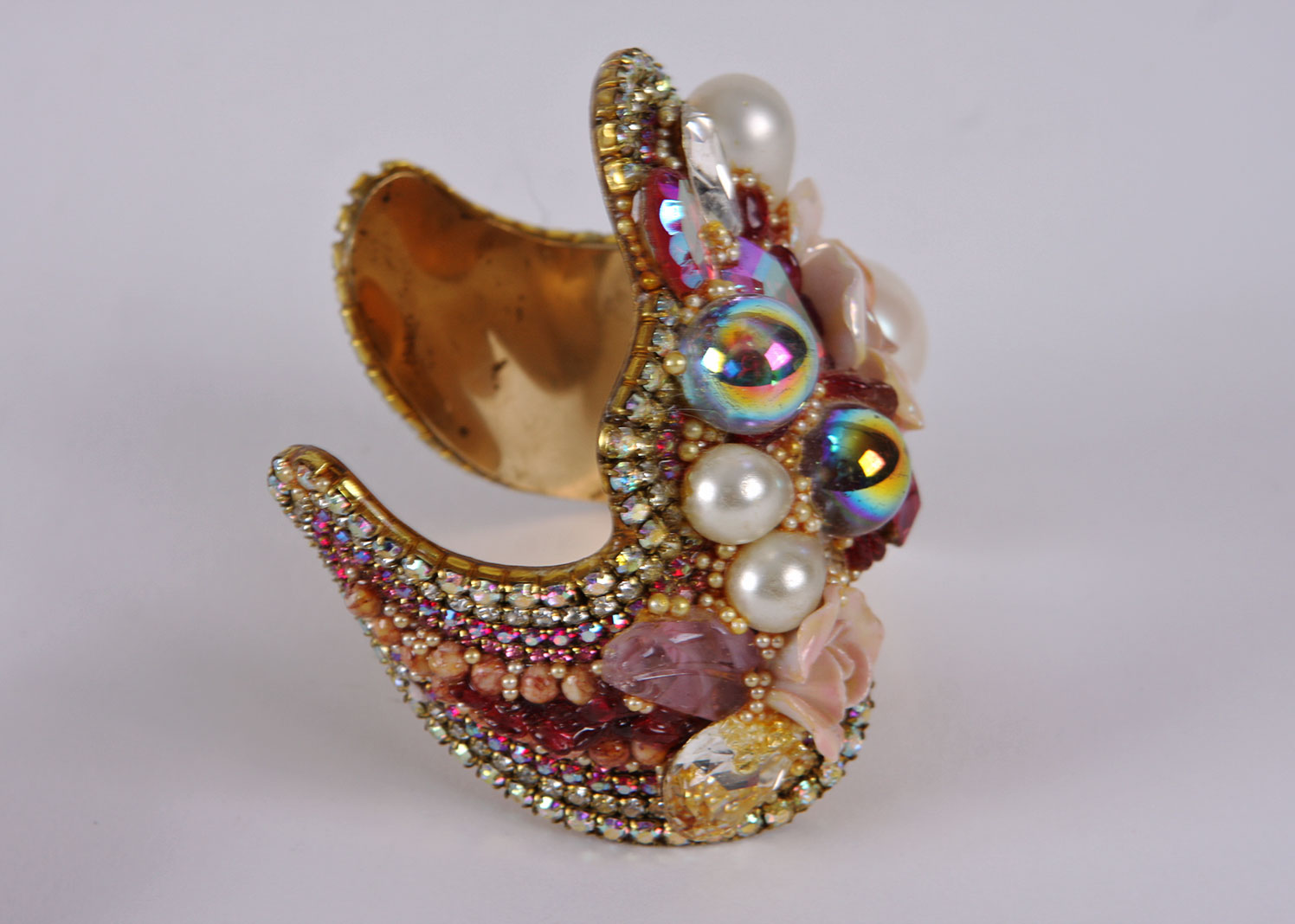 Eye-Catching Vintage Costume Bracelets by Designer Wendy Gell