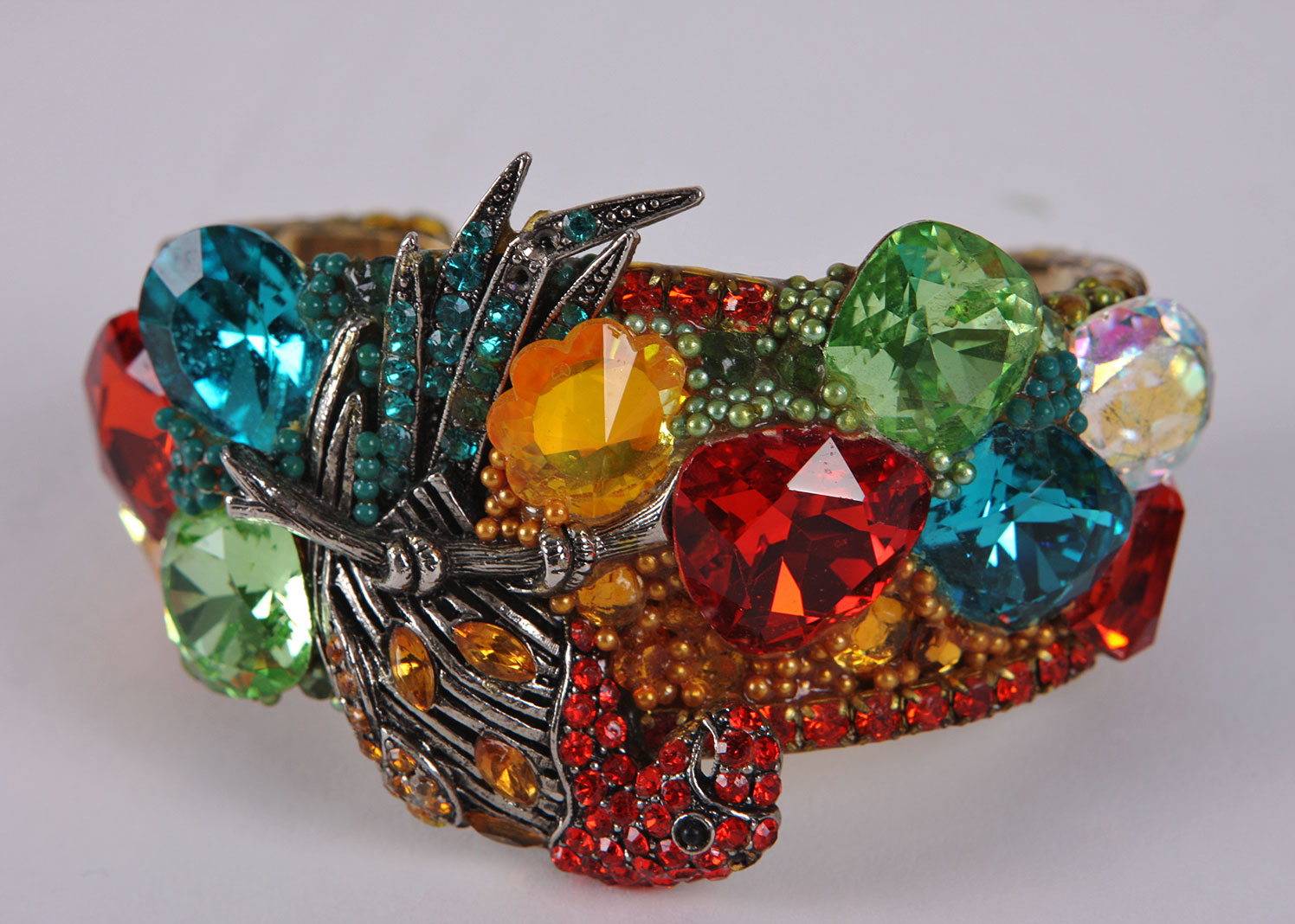 Eye-Catching Vintage Costume Bracelets by Designer Wendy Gell