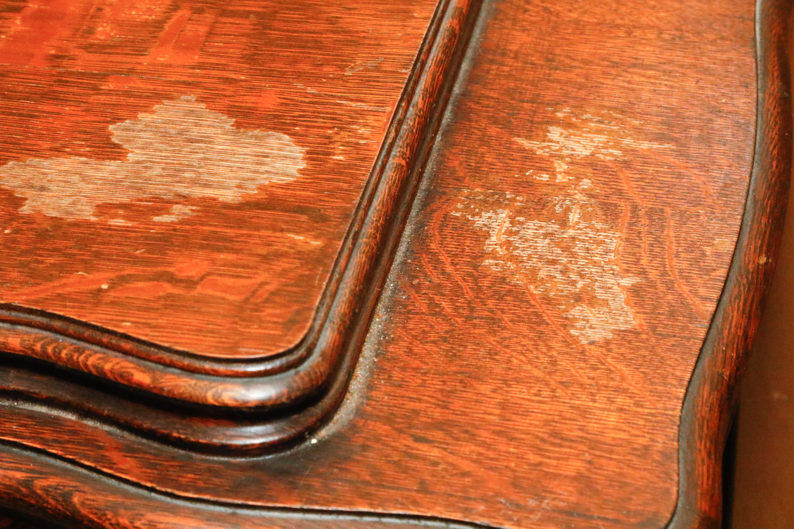 Antique White Rotary Treadle Sewing Table