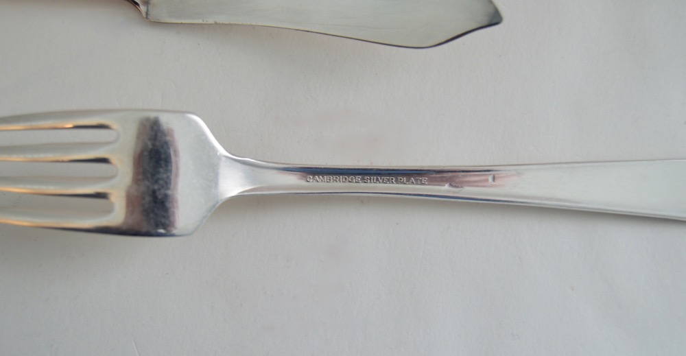 Cambridge Silver Plate Flatware Service For Six