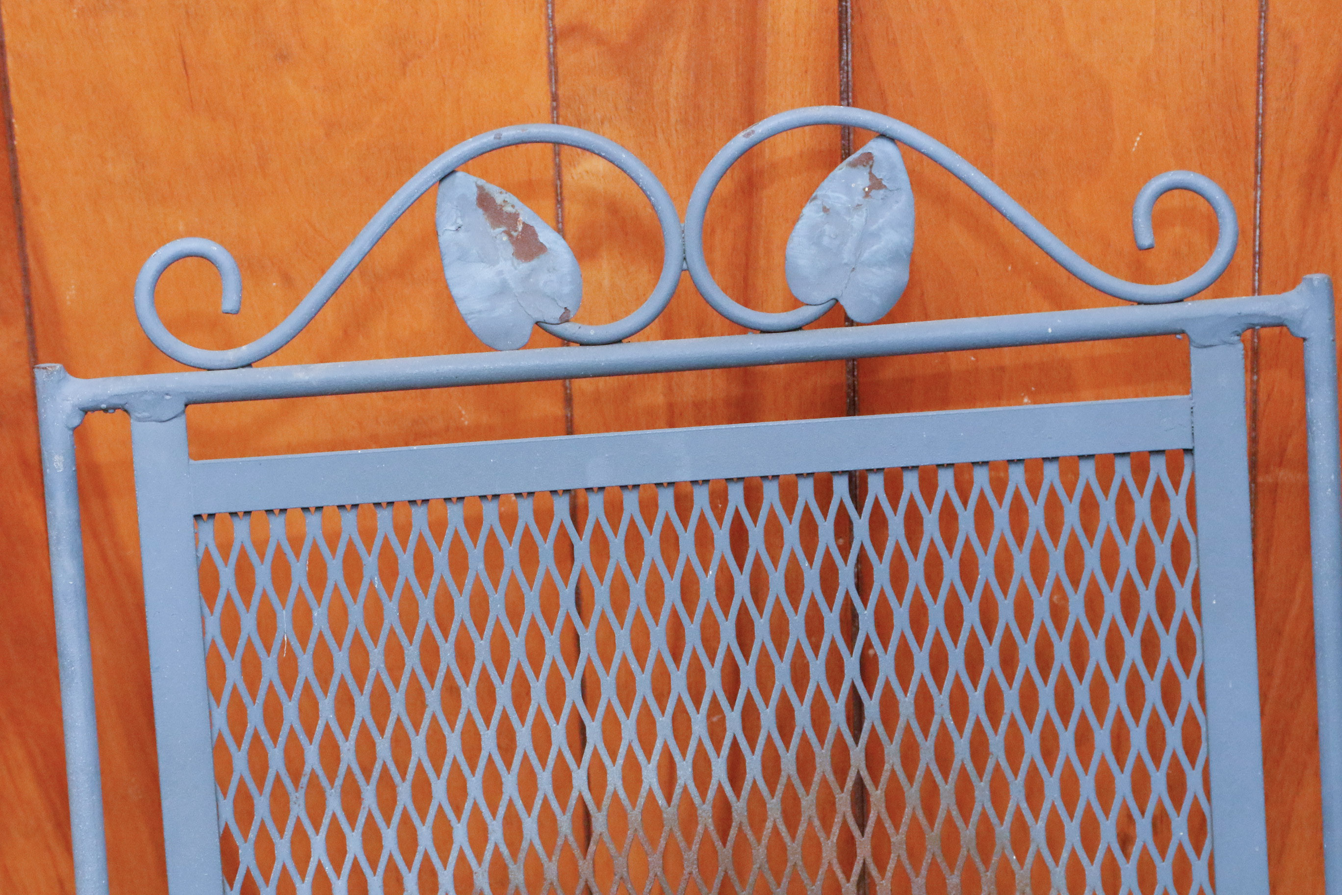 Pair of Wrought Iron Patio Chairs