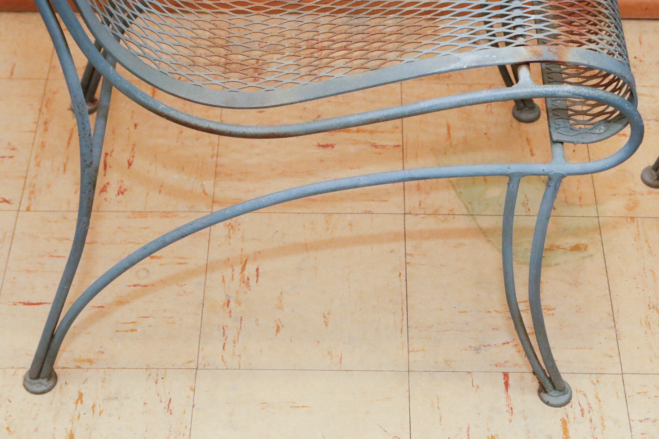 Pair of Wrought Iron Patio Chairs