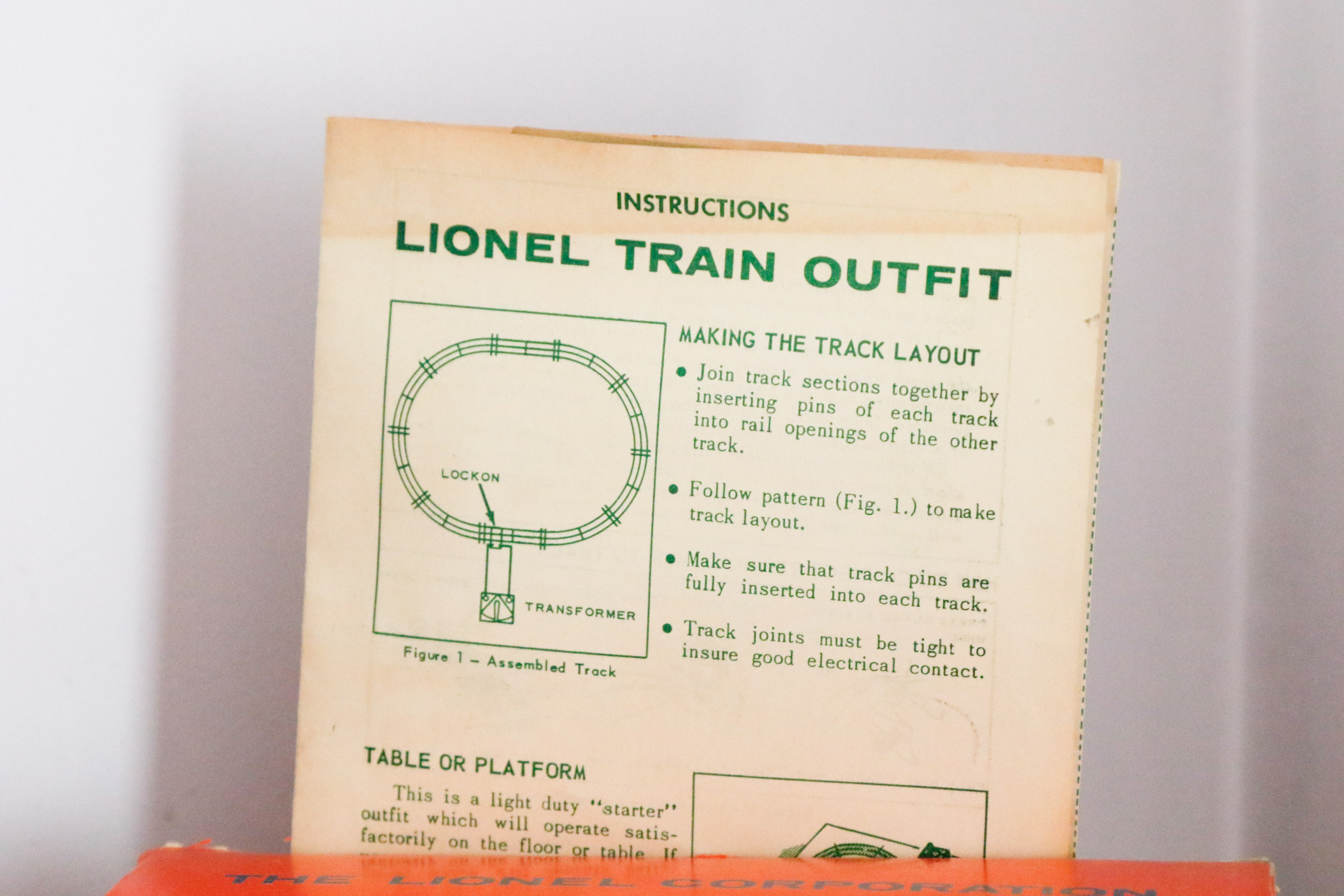 Vintage Lionel Train Outfit and Accessories