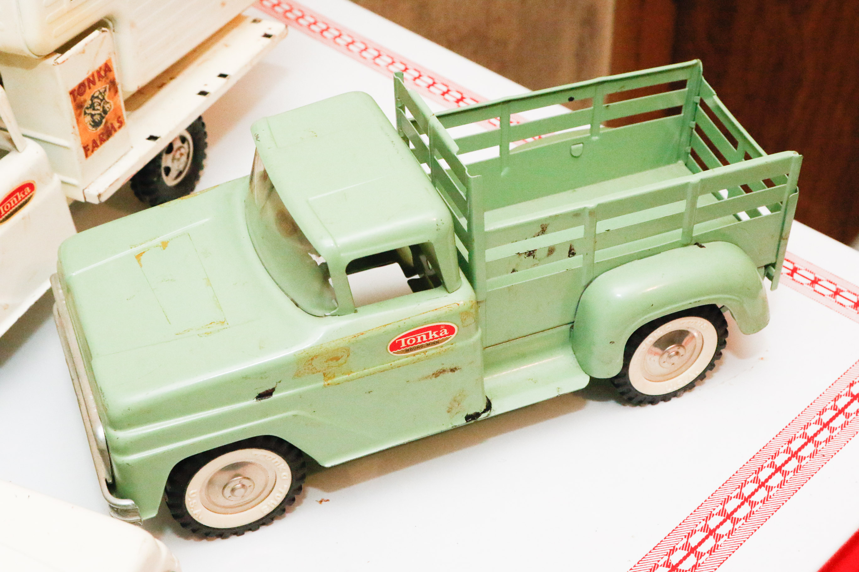 Tonka Toys Steel Farm and Maintenance Trucks