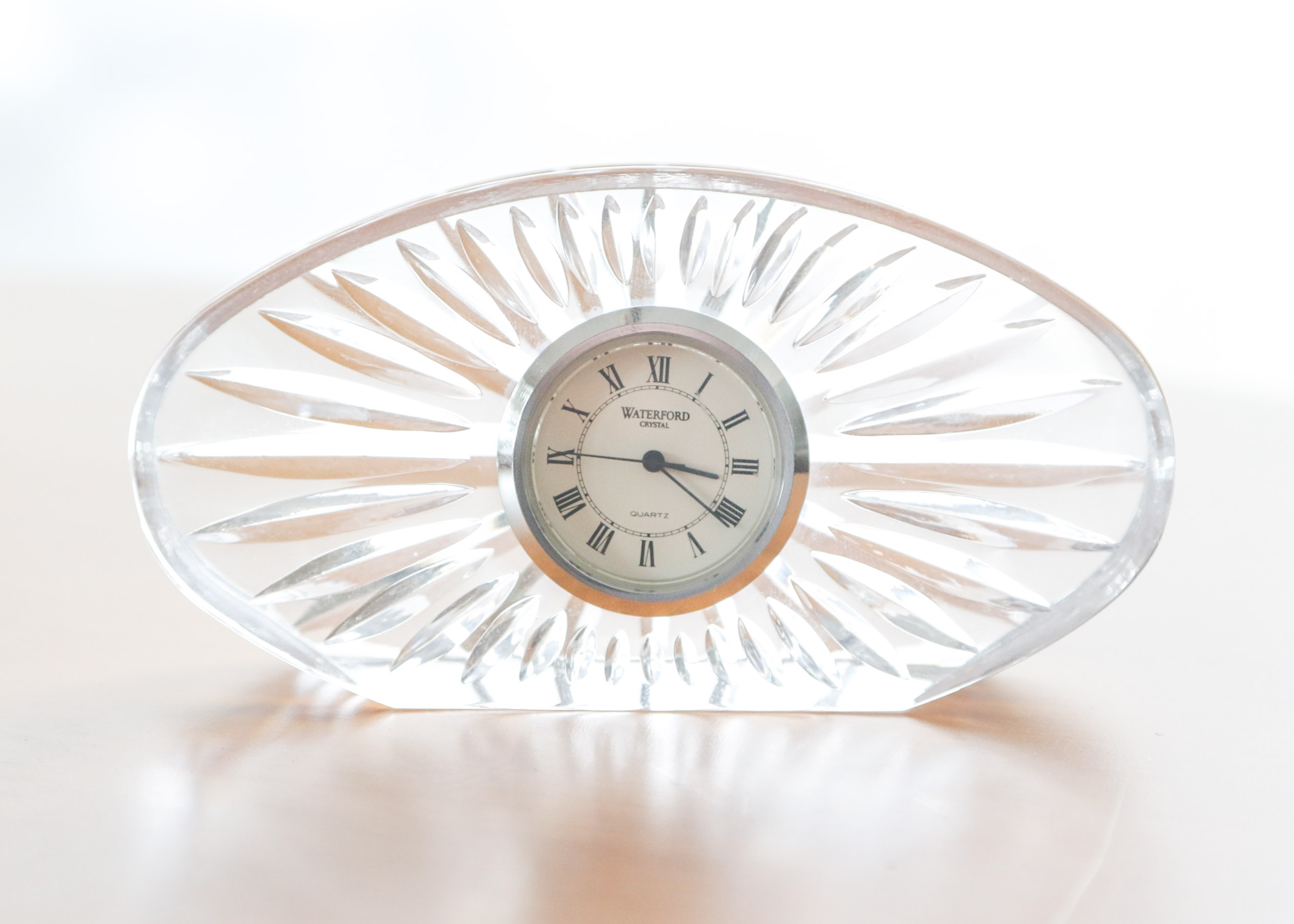 Waterford Crystal Quartz Desk Clock