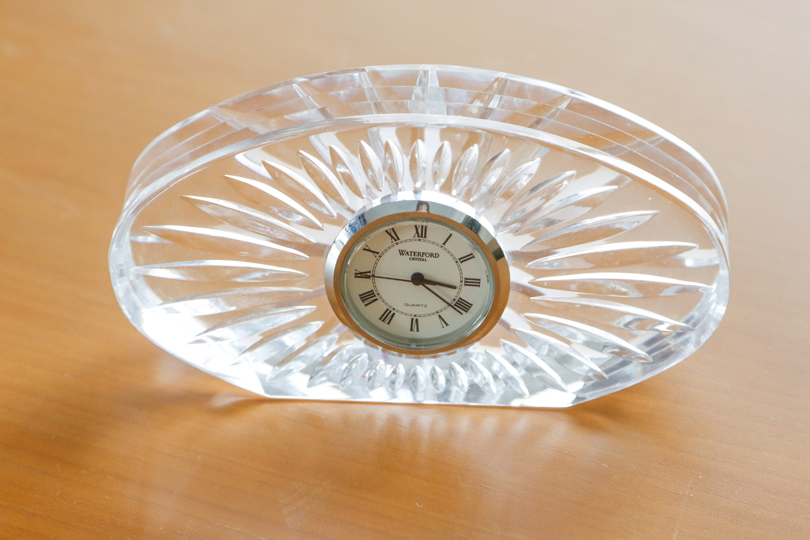 Waterford Crystal Quartz Desk Clock