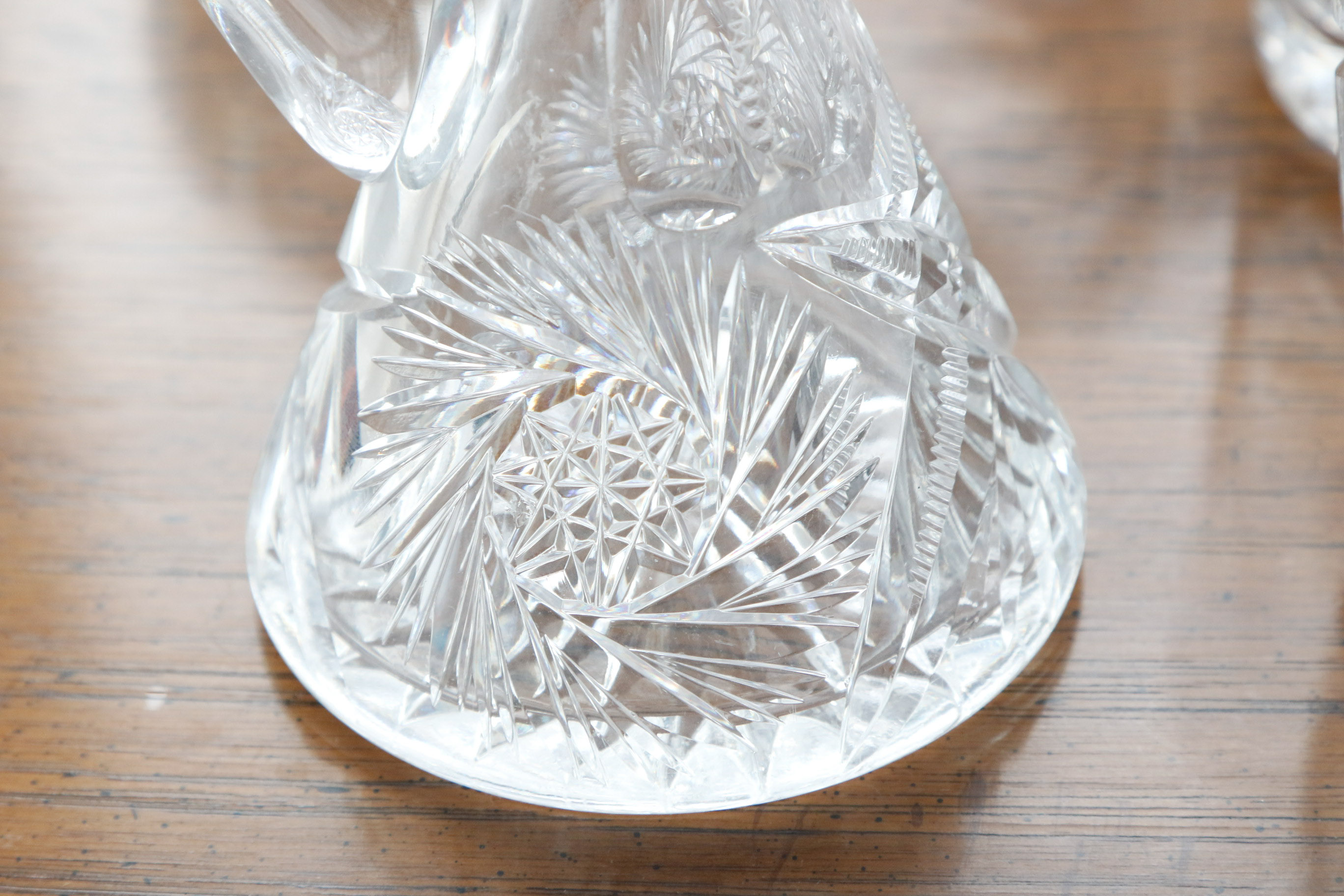 Collection of Pinwheel Crystal Tableware