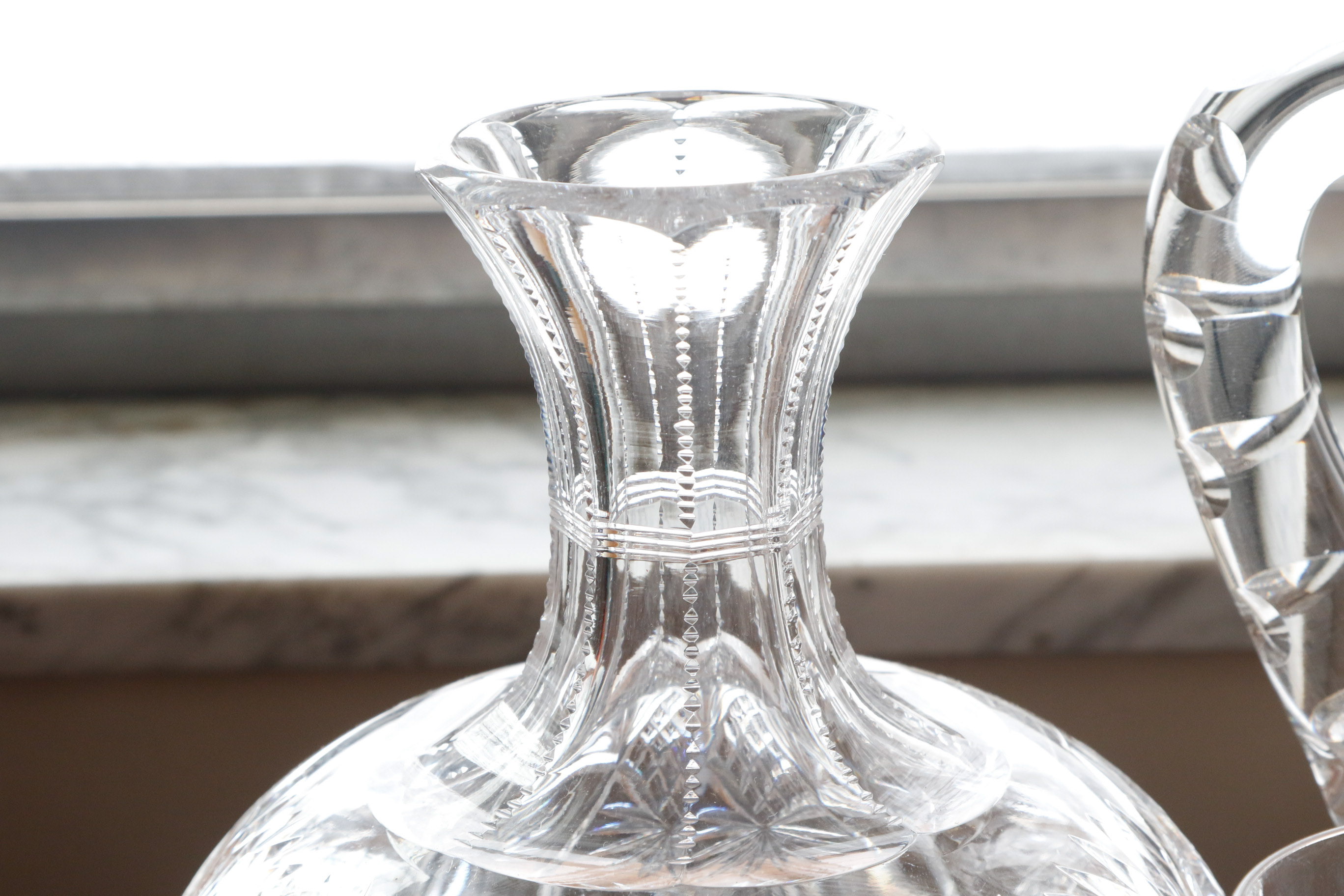 Collection of Pinwheel Crystal Tableware