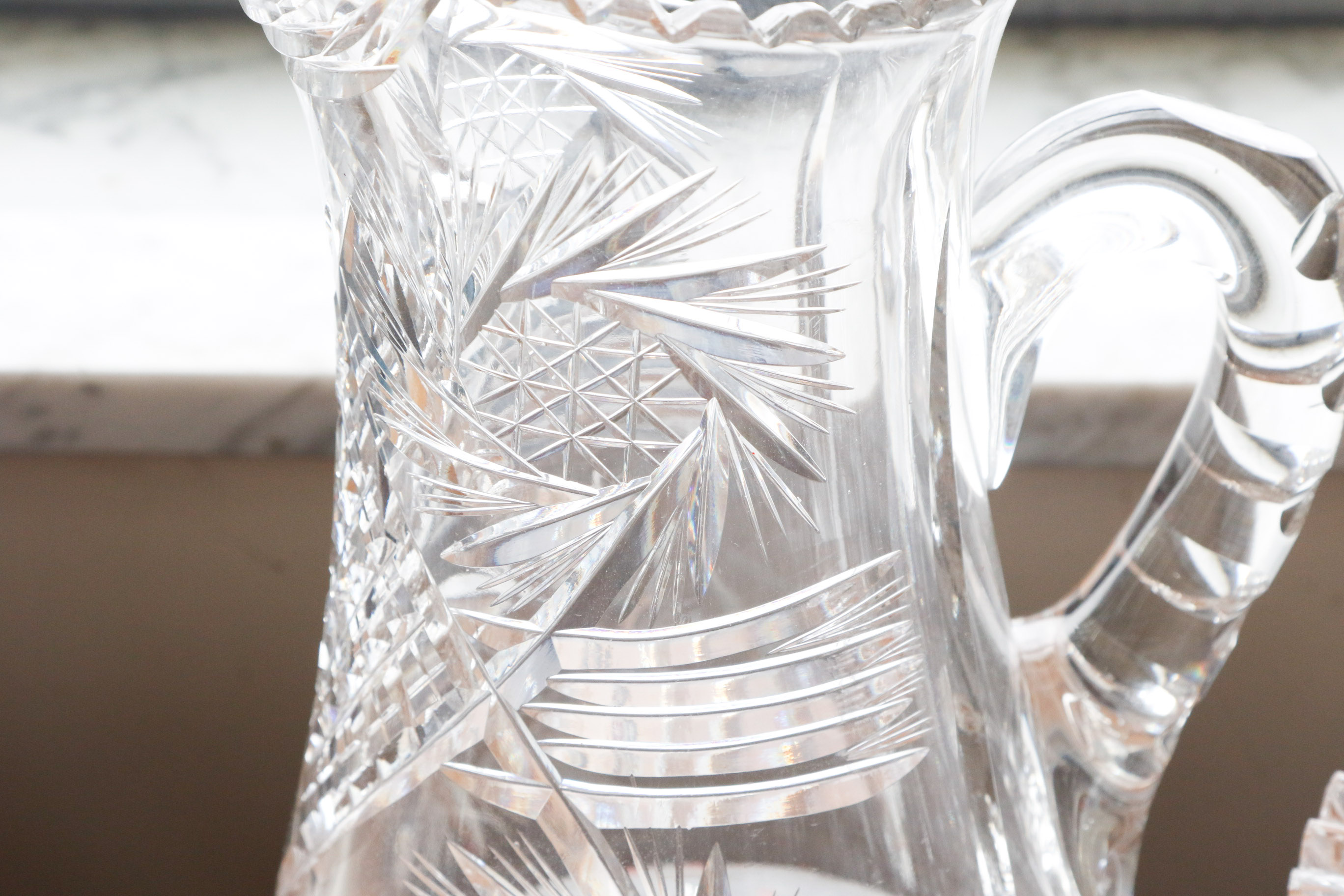 Collection of Pinwheel Crystal Tableware