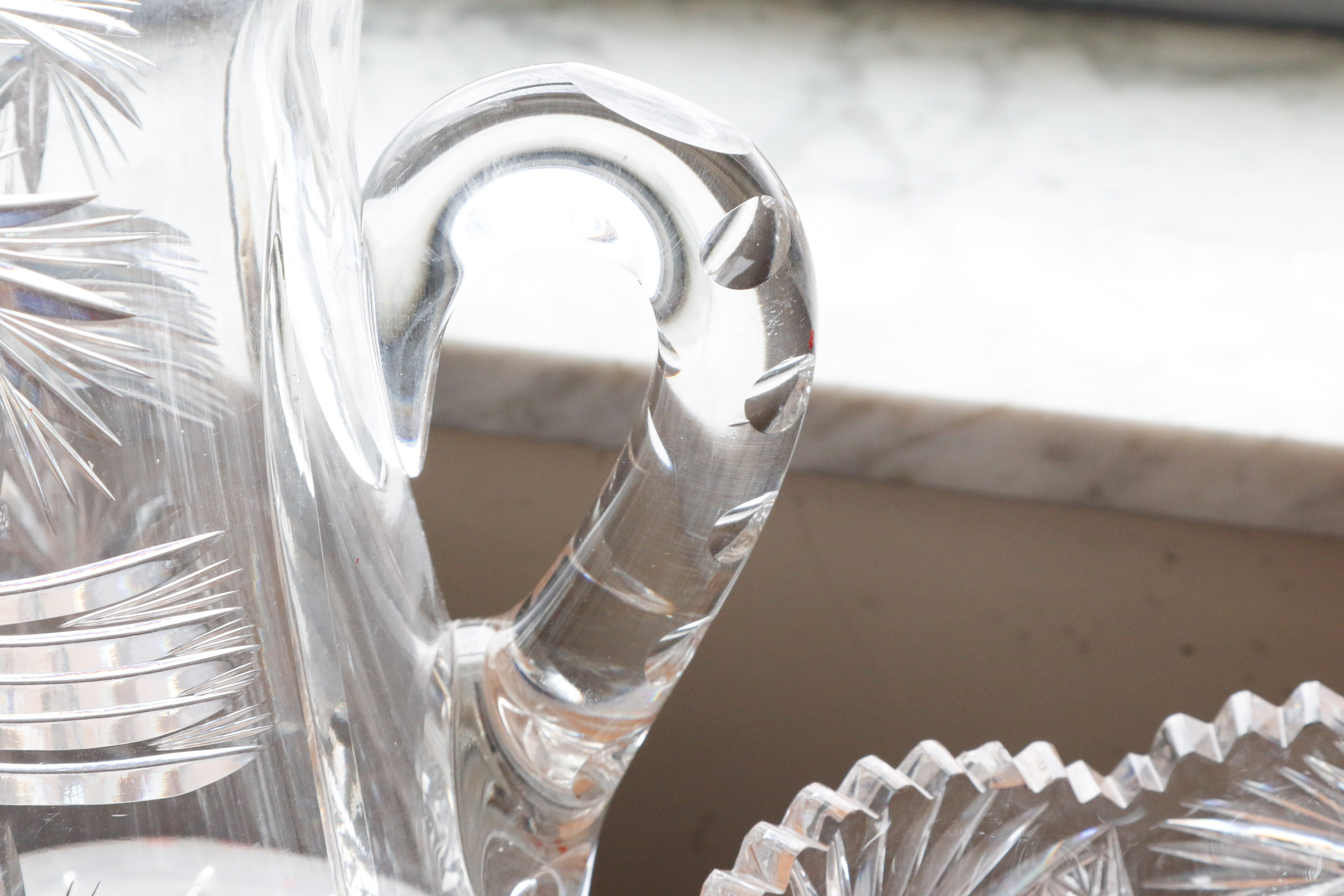 Collection of Pinwheel Crystal Tableware