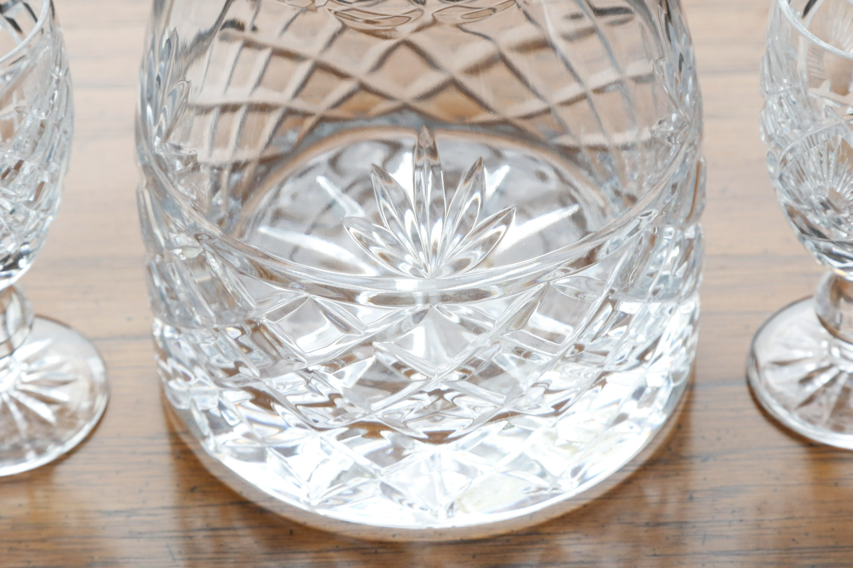 Waterford Crystal Sherry Glasses with Decanter