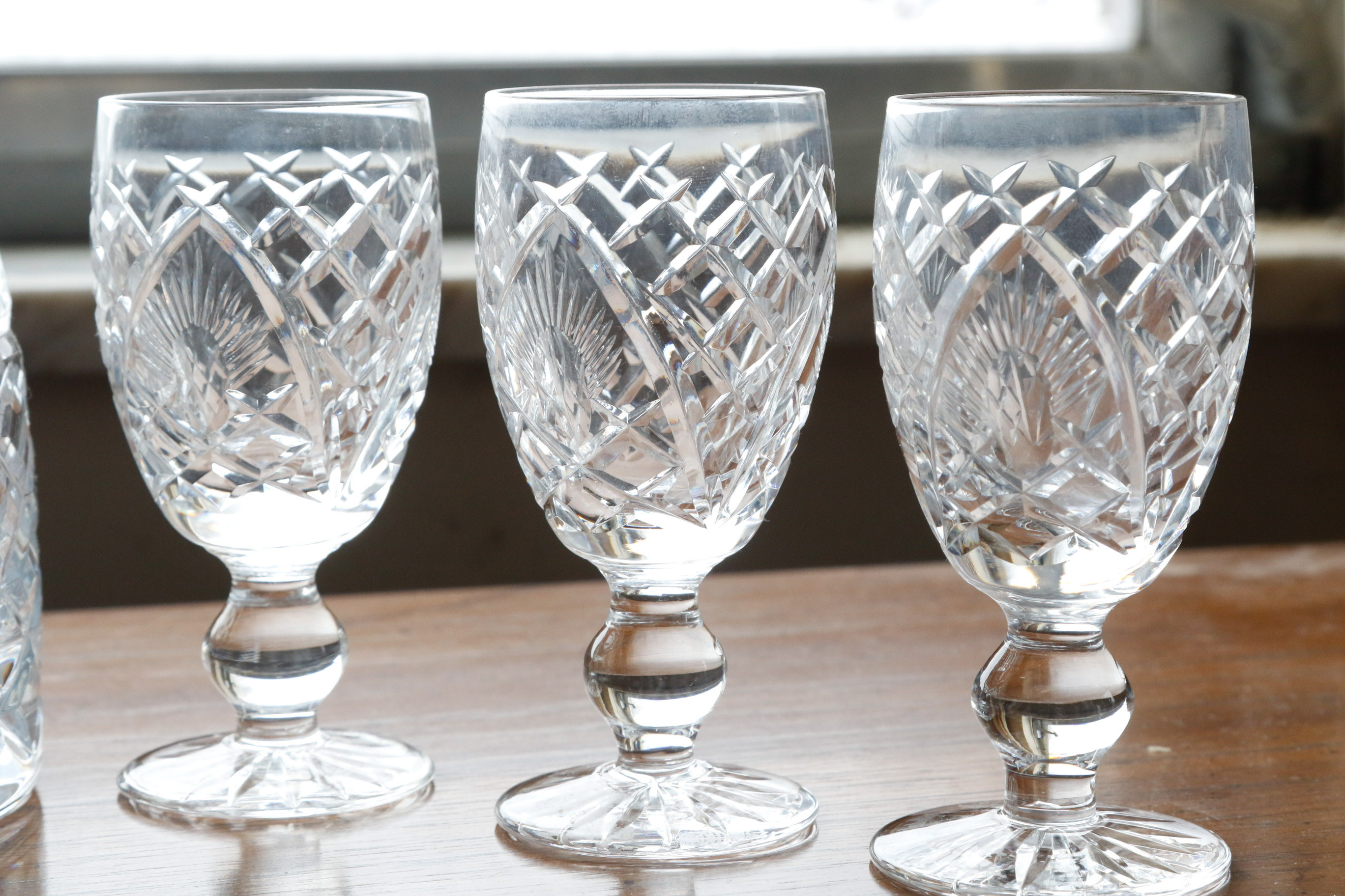 Waterford Crystal Sherry Glasses with Decanter