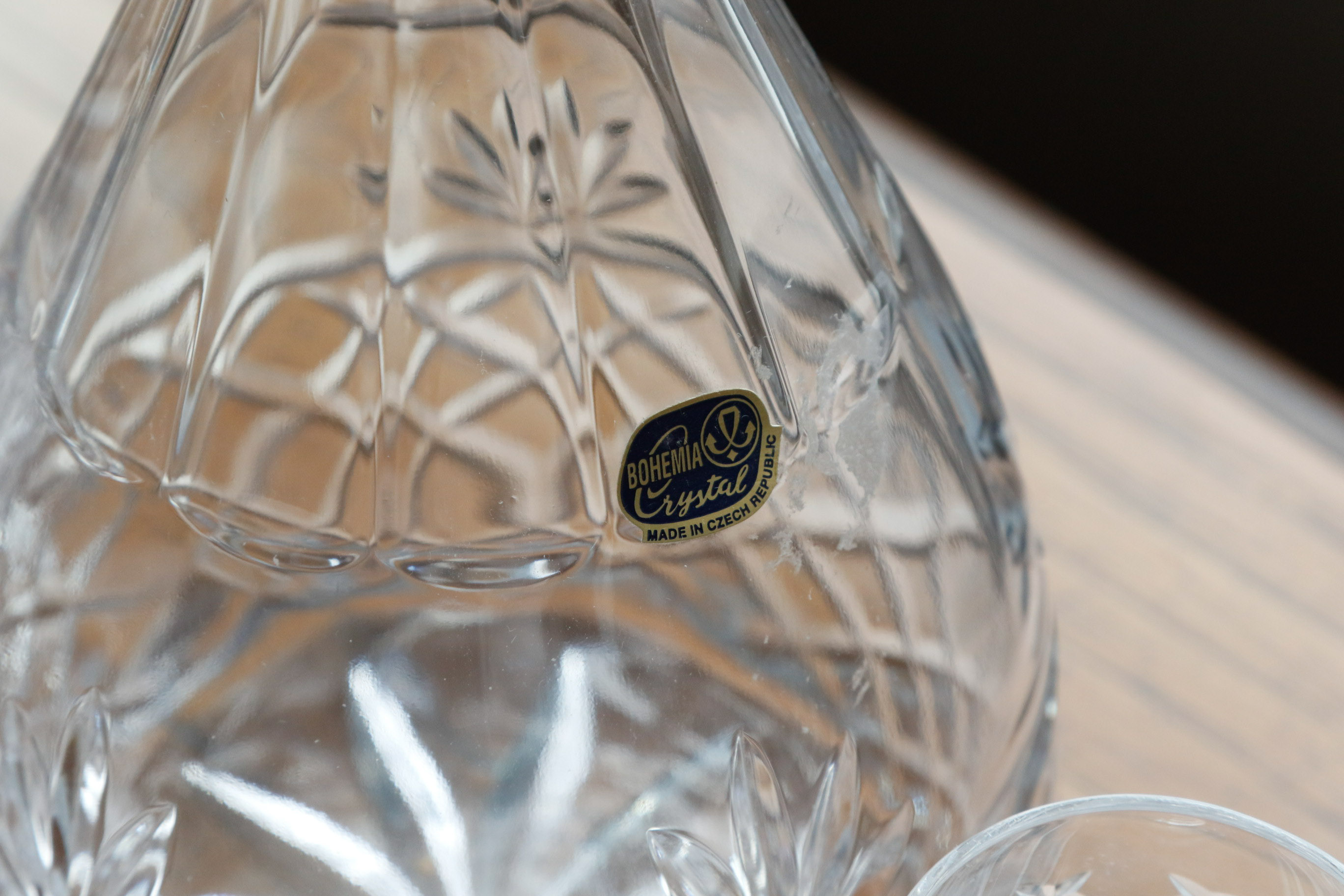 Waterford Crystal Sherry Glasses with Decanter