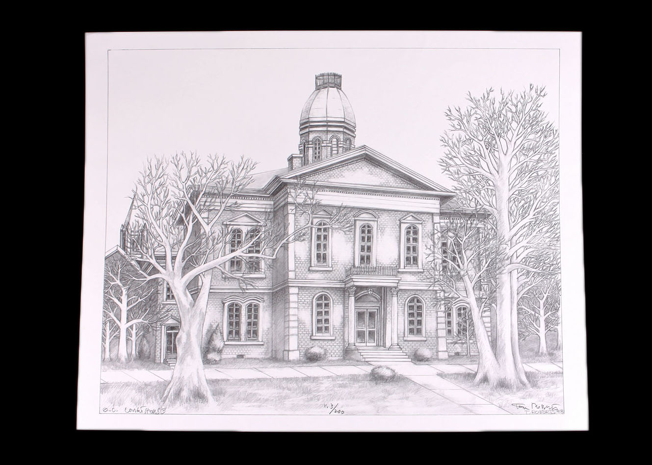 Offset Lithograph of Pencil Drawing by Tom Roberts