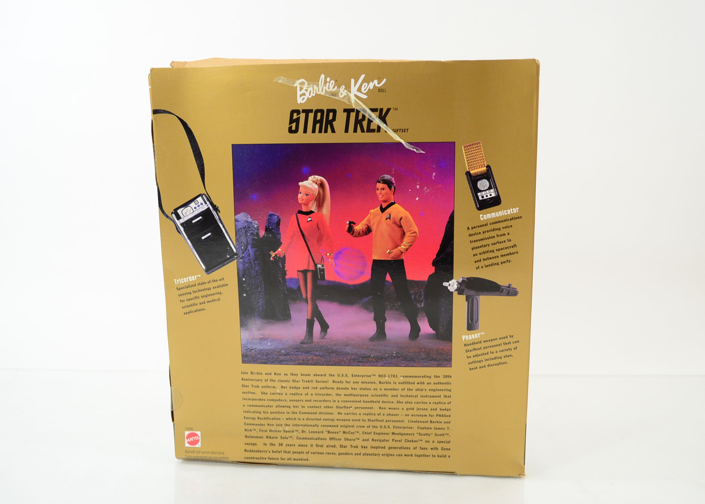 1996 Star Trek Barbie & Ken in Box