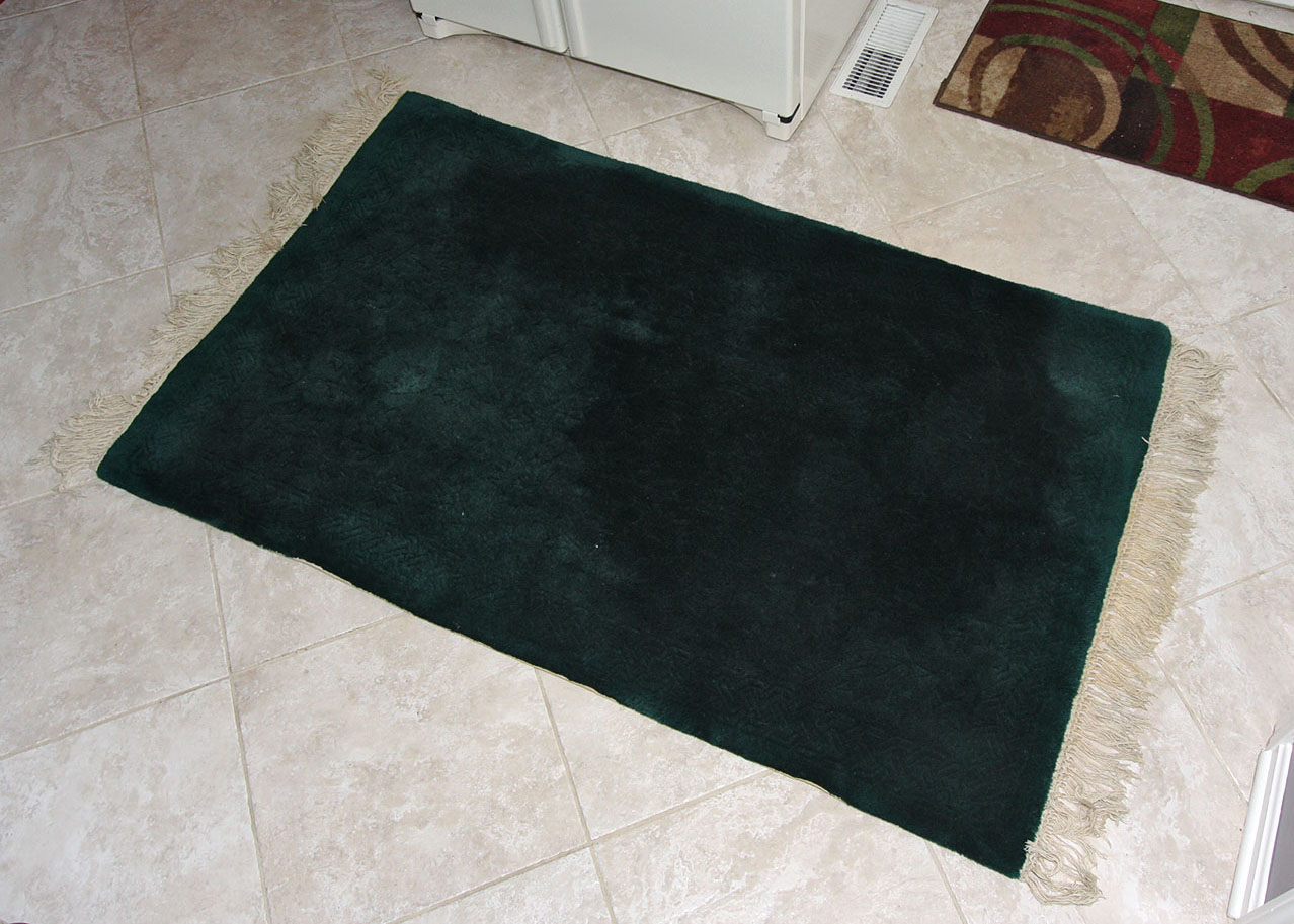 Handmade Hunter Green Rug