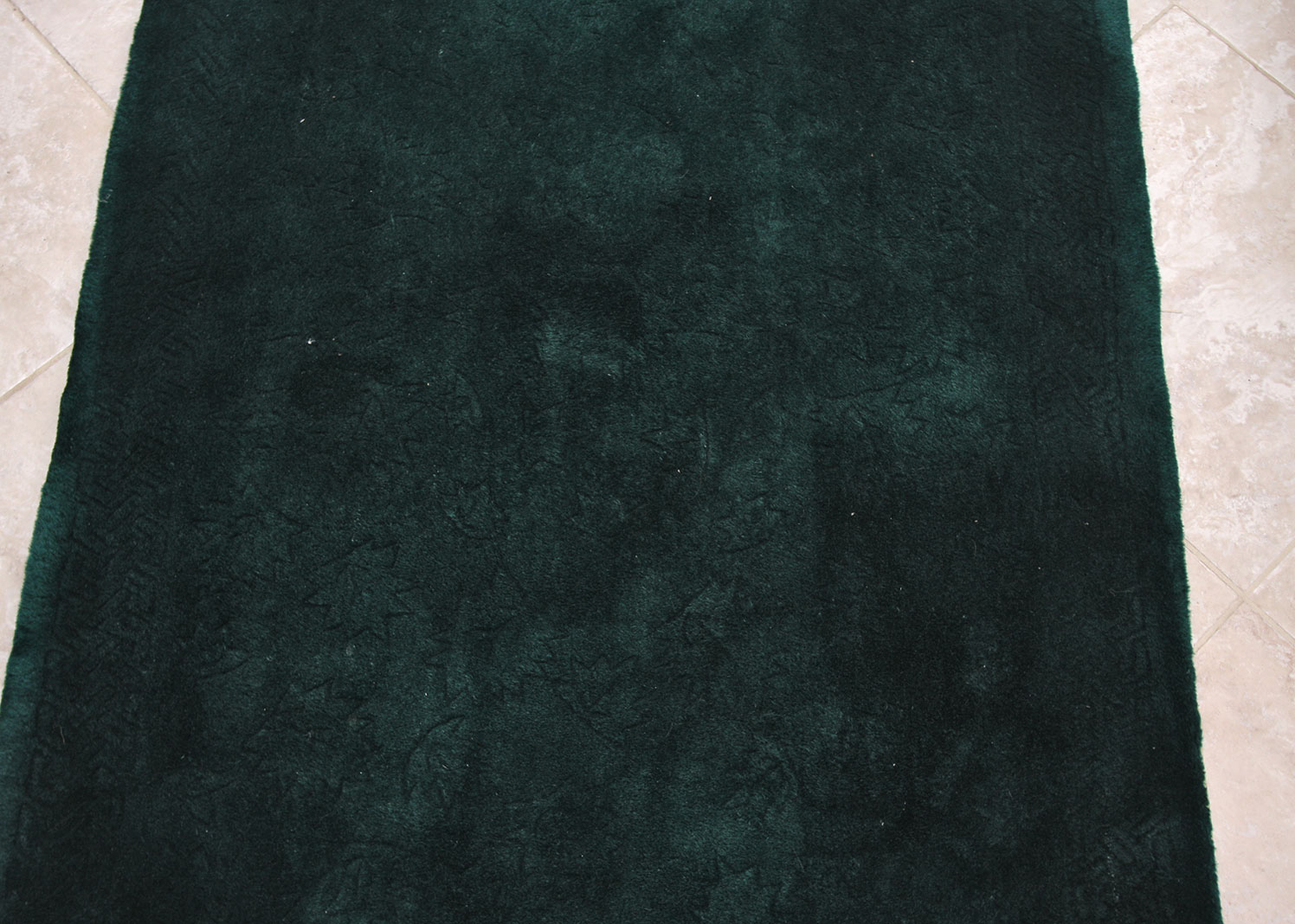 Handmade Hunter Green Rug