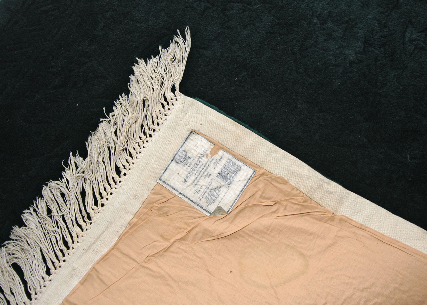 Handmade Hunter Green Rug