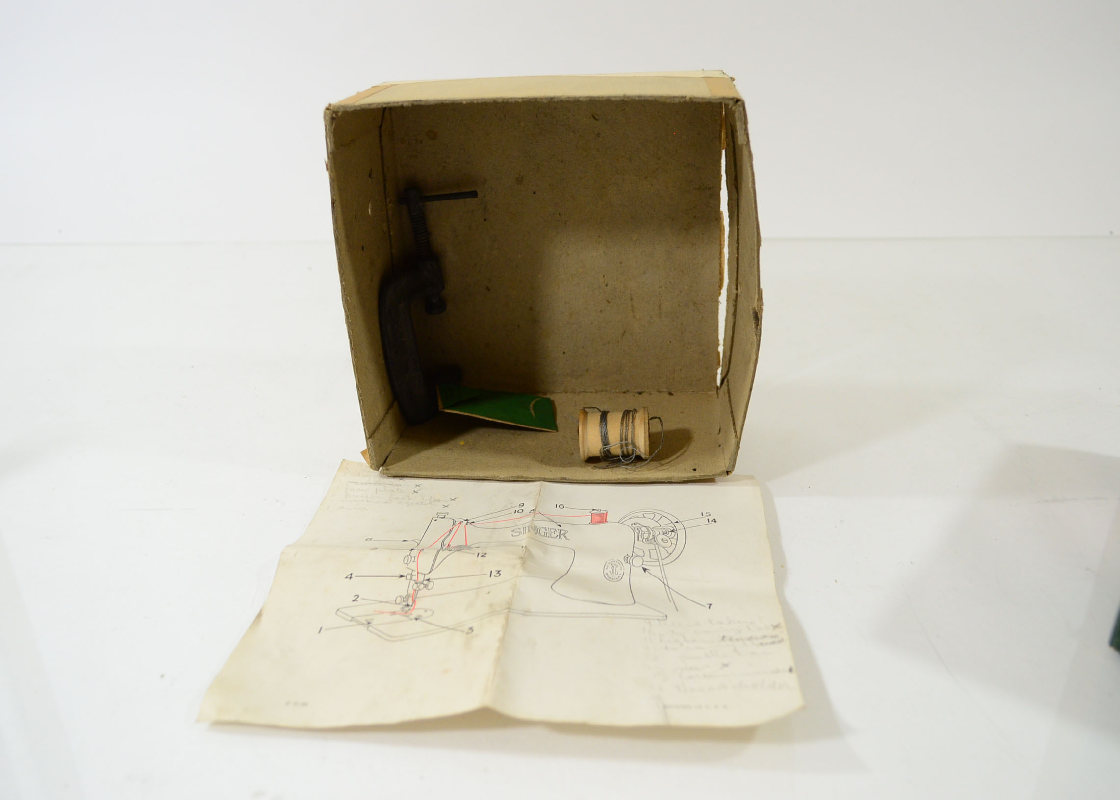 Vintage "Singer Sewing Machine For Girls" With Original Box