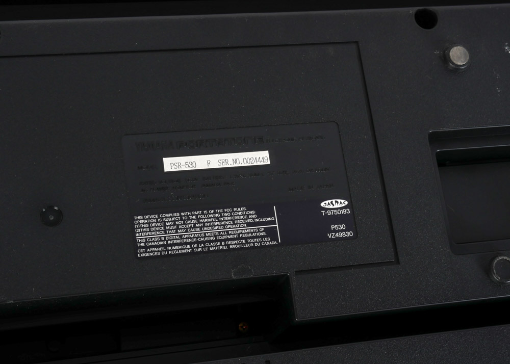 Yamaha PSR-530 Keyboard