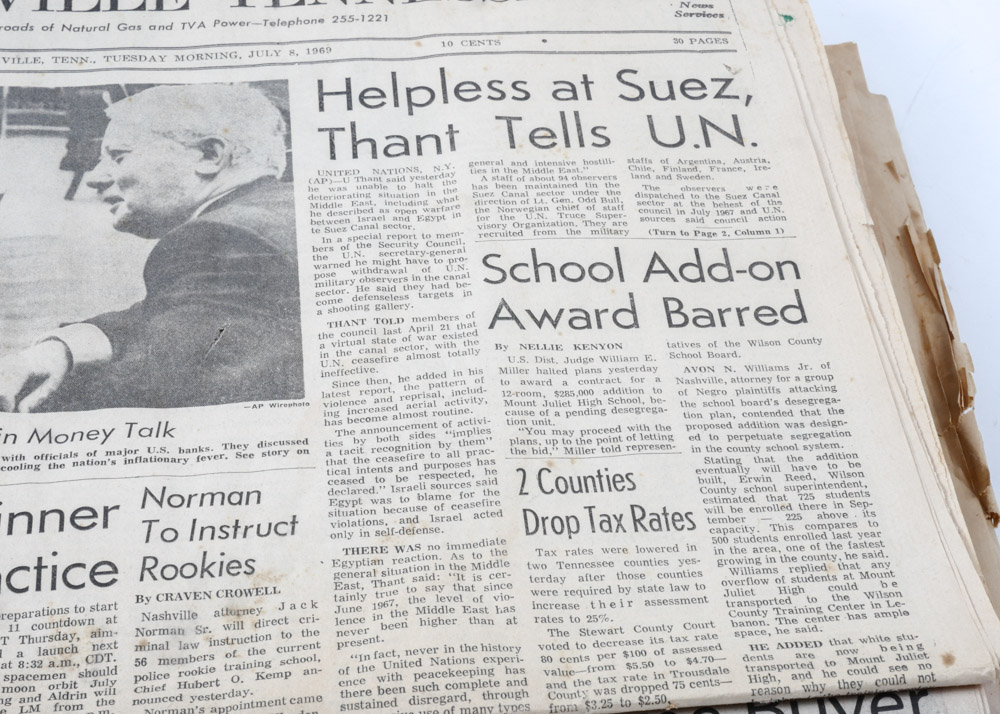 Collection of 1960s-1980s Newspapers