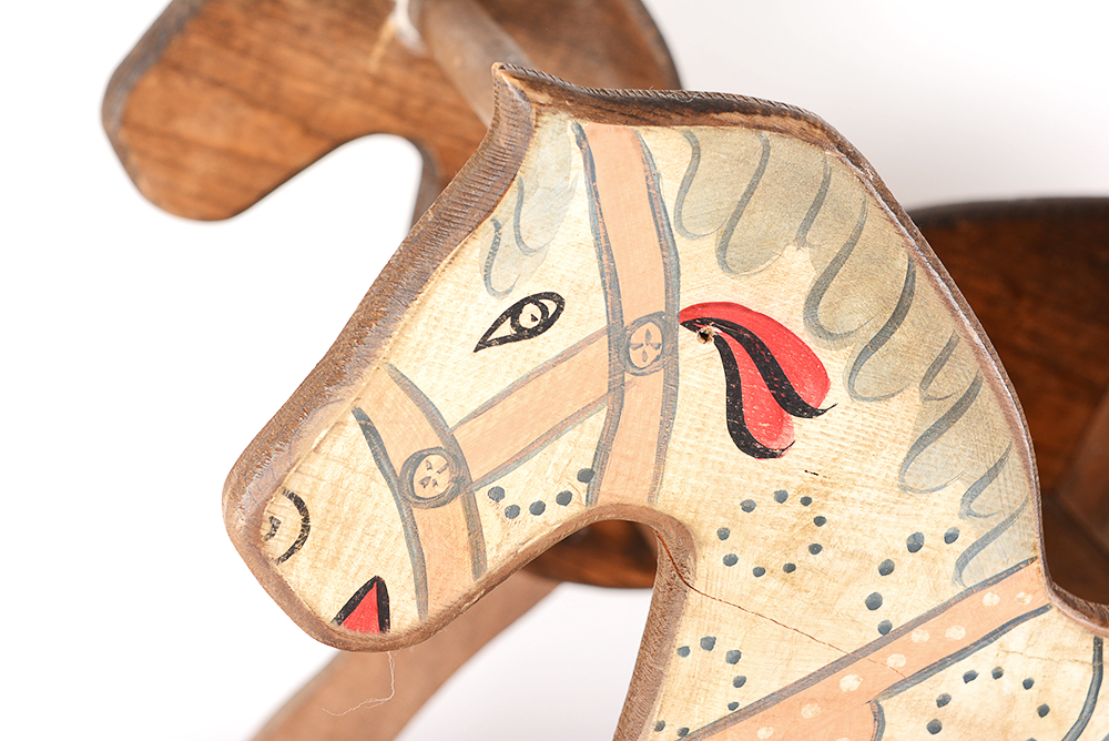 Vintage Hand Painted Rocking Horse