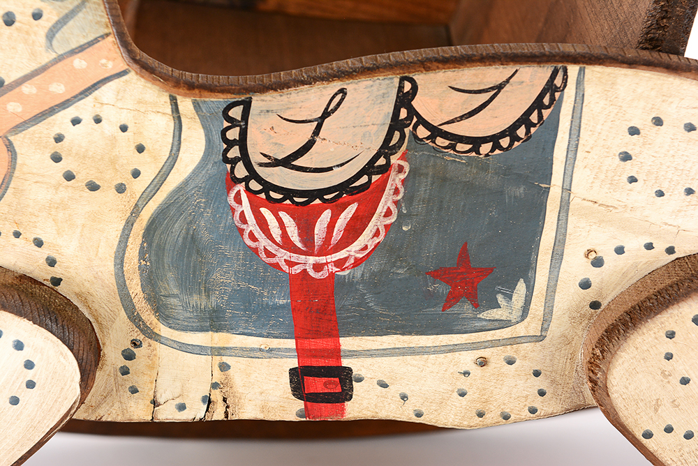 Vintage Hand Painted Rocking Horse