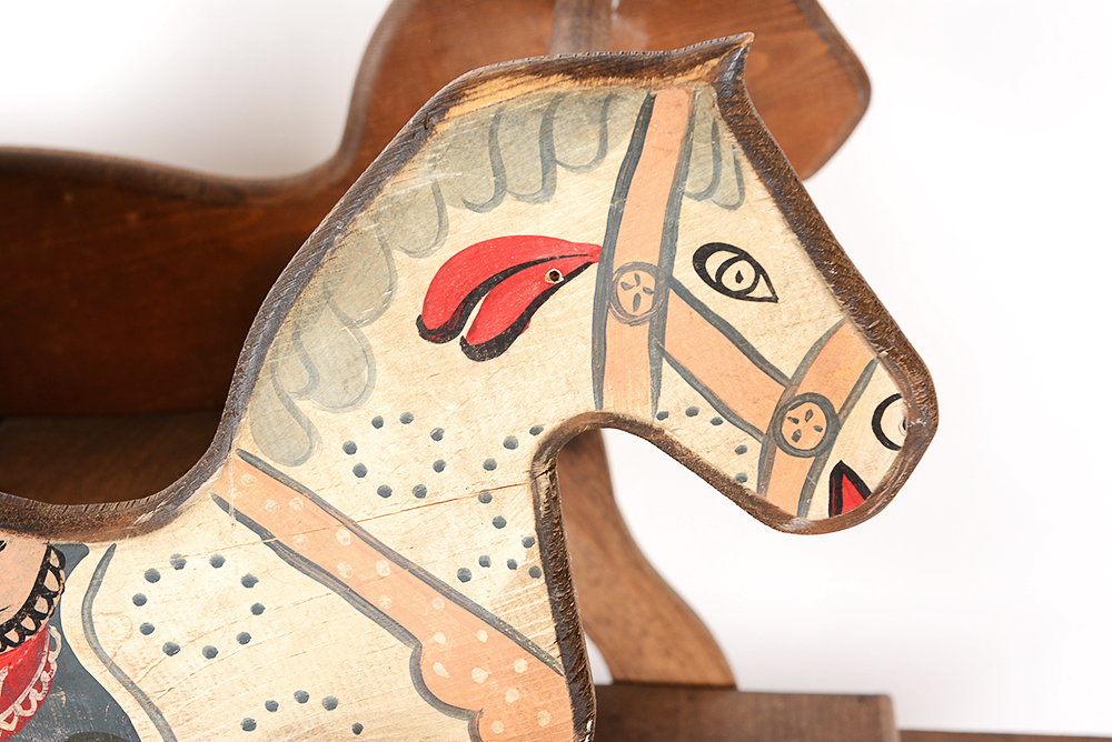 Vintage Hand Painted Rocking Horse