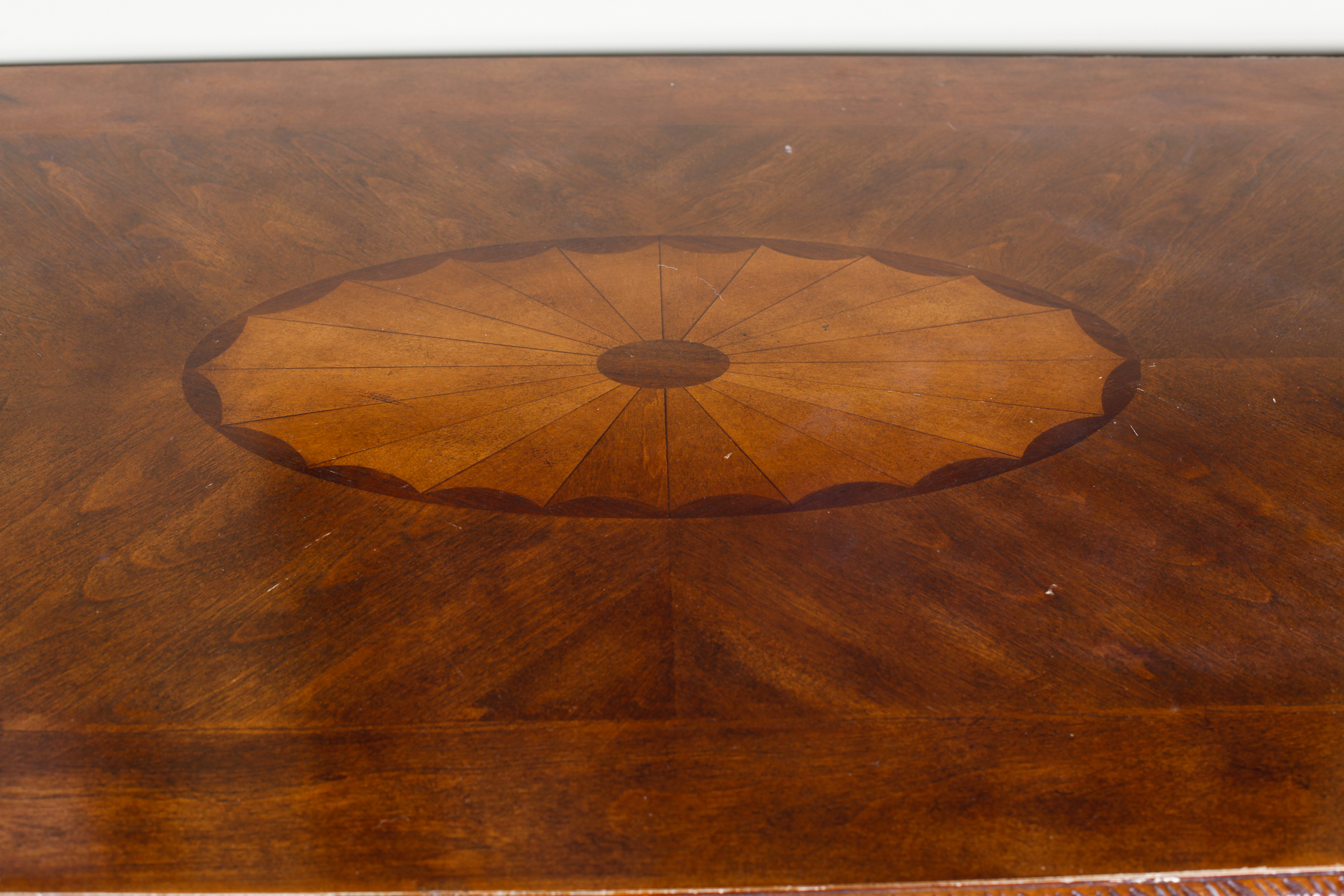 Large Contemporary Walnut Secretary Desk